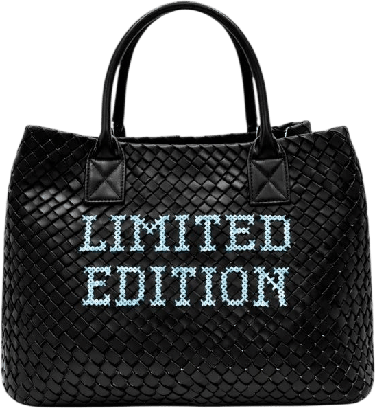 Limited Edition Vegan Woven Leather Bag