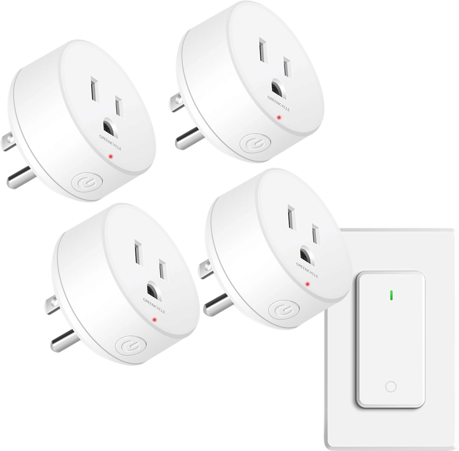 Stick-on light switch that controls all your lamps