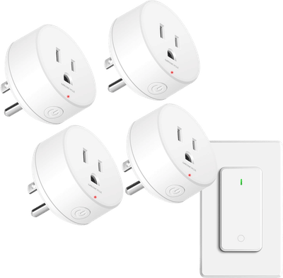 Wireless Stick-On Light Switch and Outlet Kit