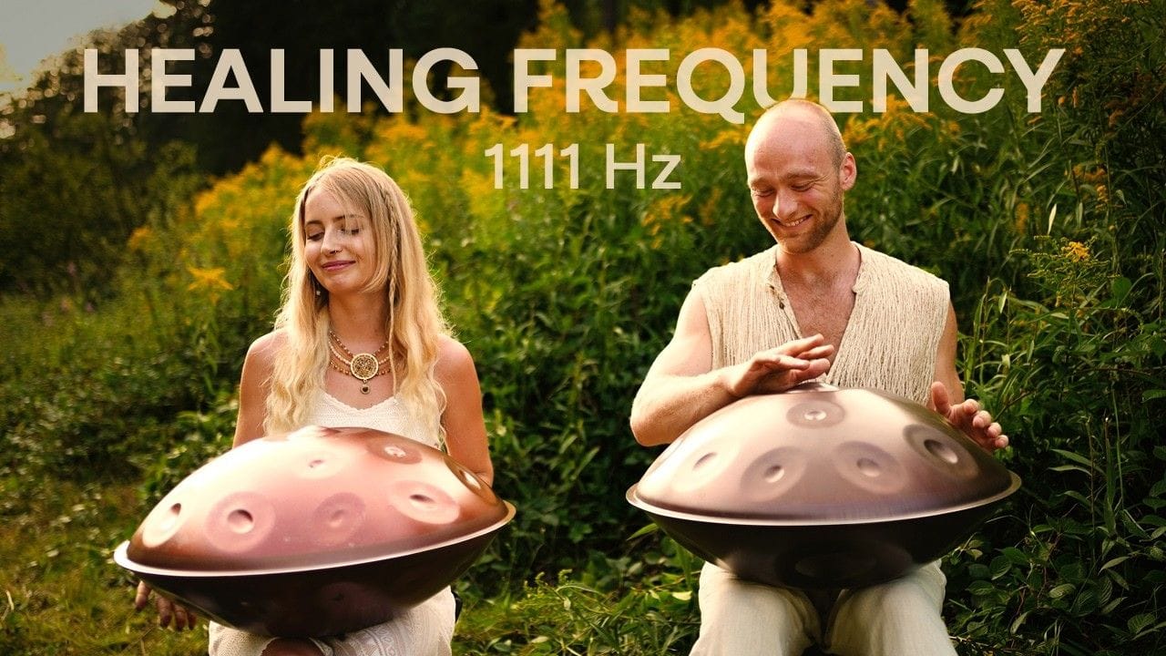 Listening to healing hertz frequencies