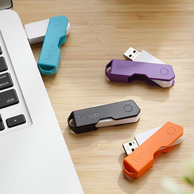 lexar twist2turn jump drive (32gb)