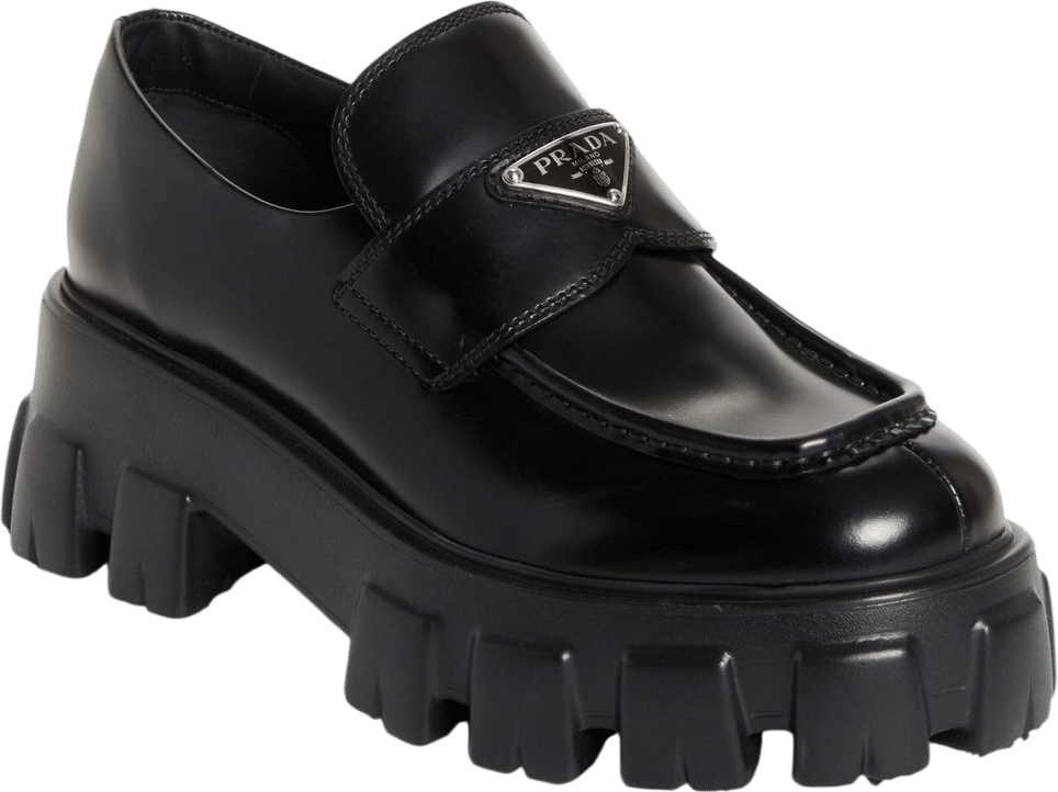 Lug sole loafers