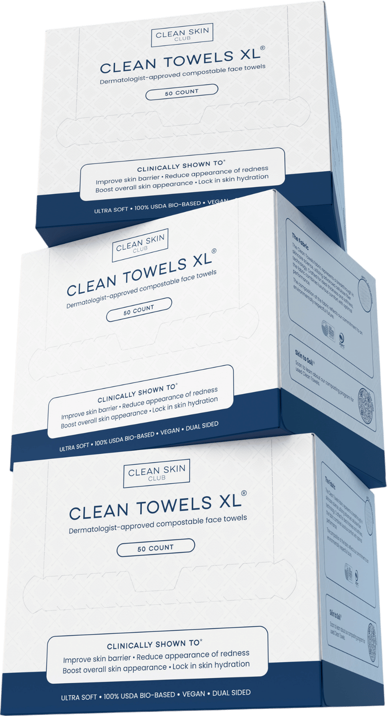 Clean Skin Club towels
