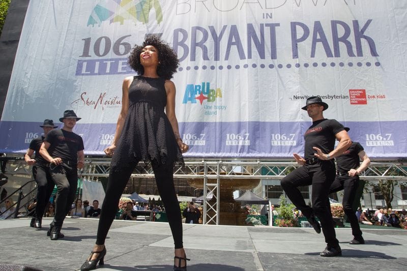 Broadway in Bryant Park