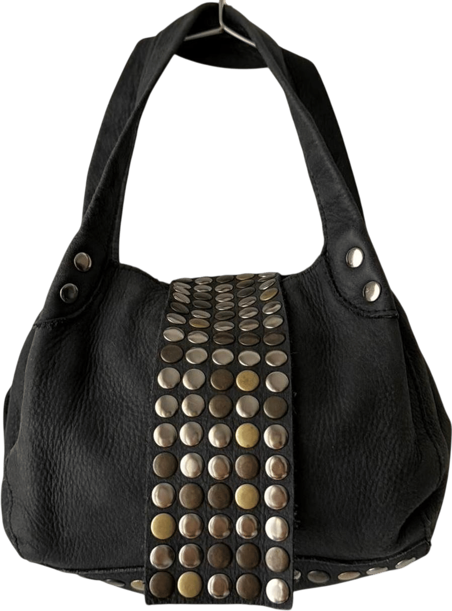 Studded Black Handbag