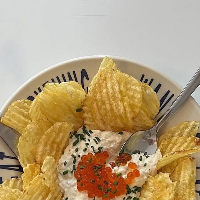 Molly Baz’s Smoked Trout Dip with Salmon Roe
