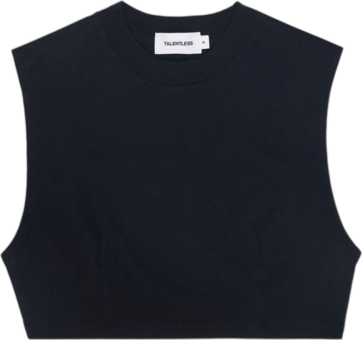 Women's Crop Dart Muscle Tank
