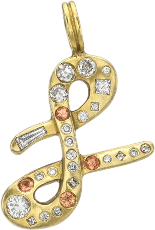 Dancing Letter Pendant