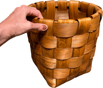 Woven Wooden Basket
