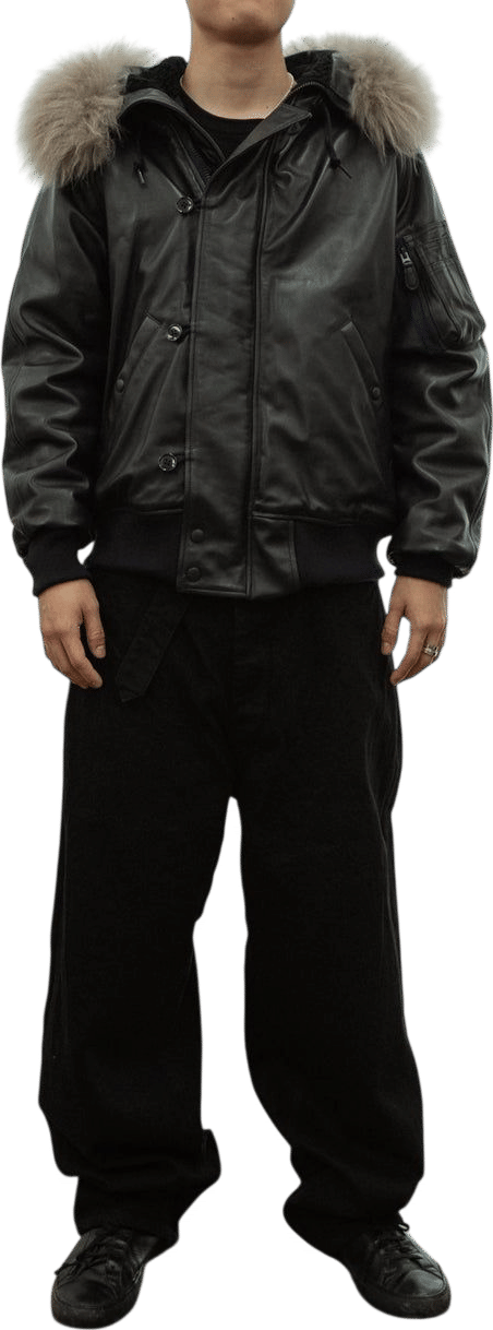 Comoli Sheep Skin N2A Jacket Navy