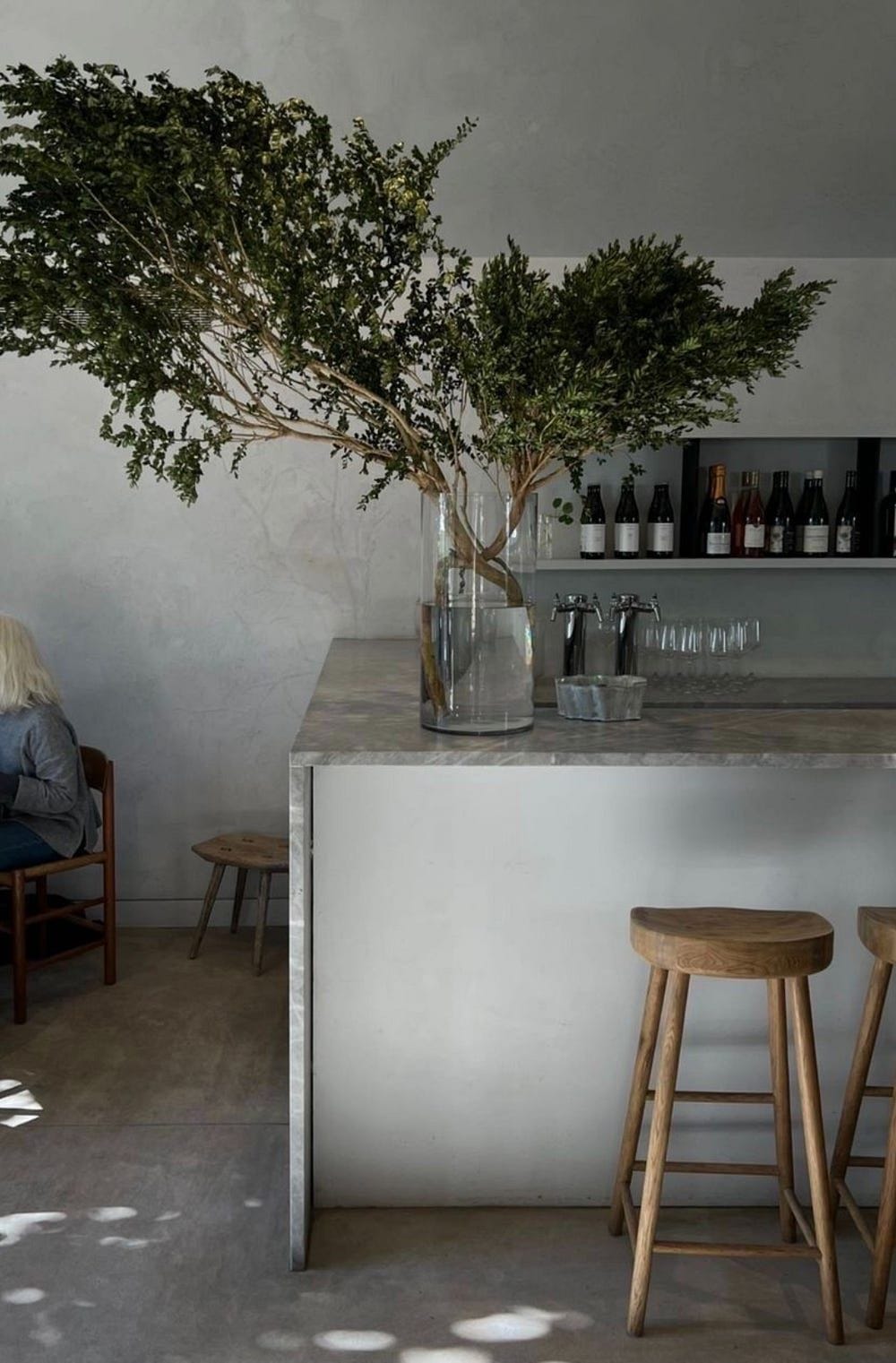 Throw Freshly Cut Branches In A Vase