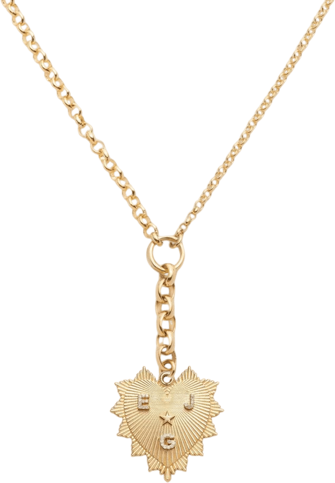 Personalized True Love Heart Necklace