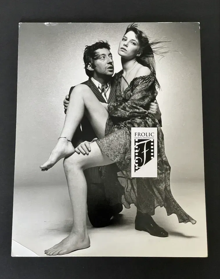 Jane Birkin & Serge Gainsbourg 1969 Original Photo by Terry O'Neill