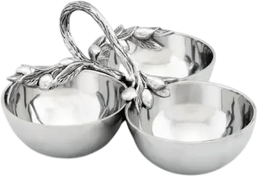 Olive Condiment Trio Bowls