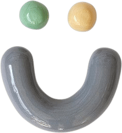 Smiley face wall ornament