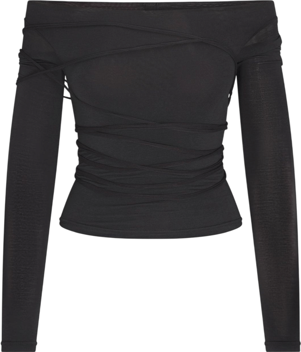 Vettese Sheer Modal Off The Shoulder Top