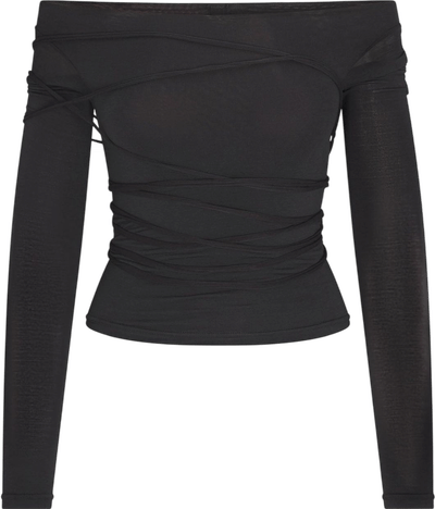 Vettese Sheer Modal Off The Shoulder Top
