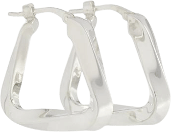 Essentials Sterling Silver Hoop Earrings