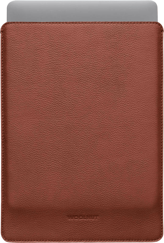 Woolnut leather/felt MacBook sleeve