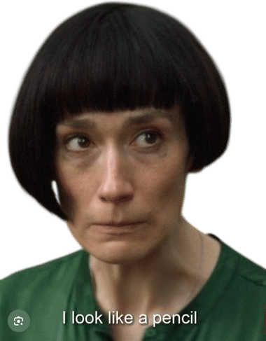 “My life is in a growing out bangs phase right now”
