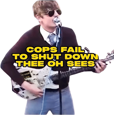 Thee Oh Sees BART show