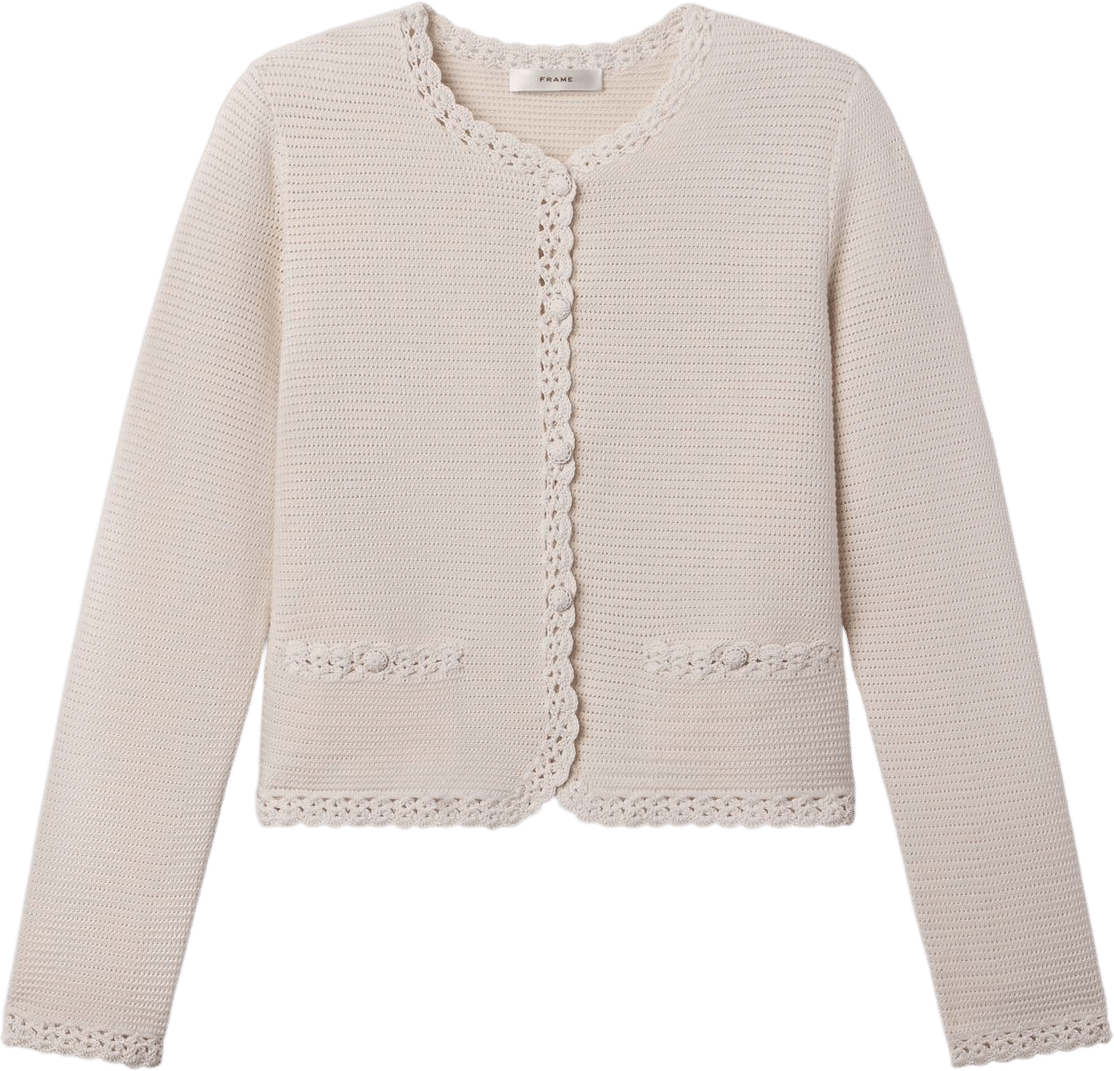 The Crochet Trim Jacket