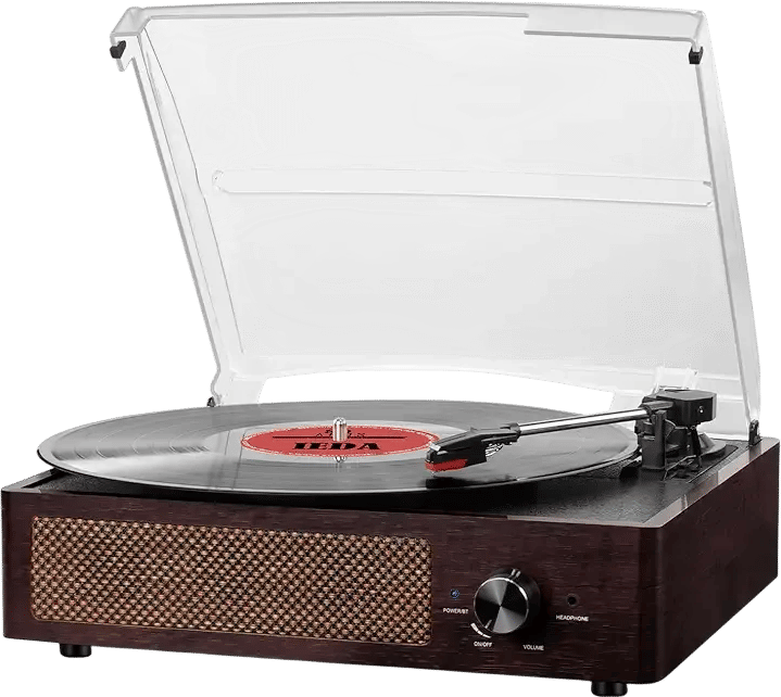 A record player