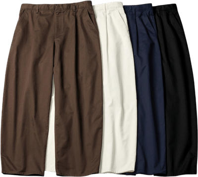 Barrel Leg Trousers