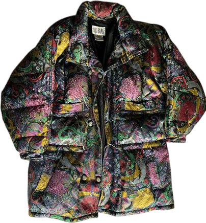 Vintage Paisley Puffer (L)