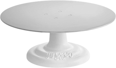 12" Revolving Cake Turntable with Cast-Iron Base