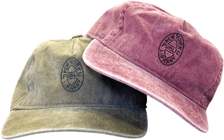 NYPL Bookbinding Stamp Twill Cap