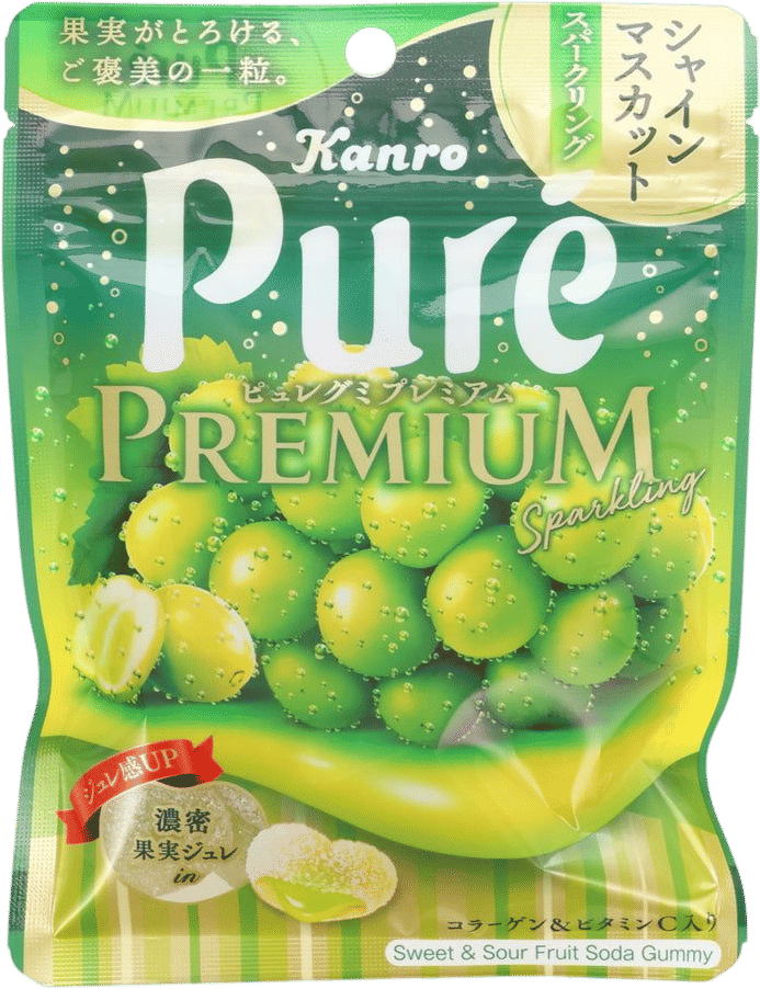 Kanro Pure Gummy Shine Muscat