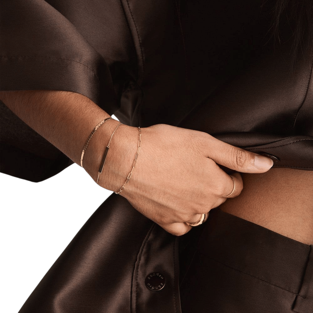 Mejuri Serpentine Chain Bracelet
