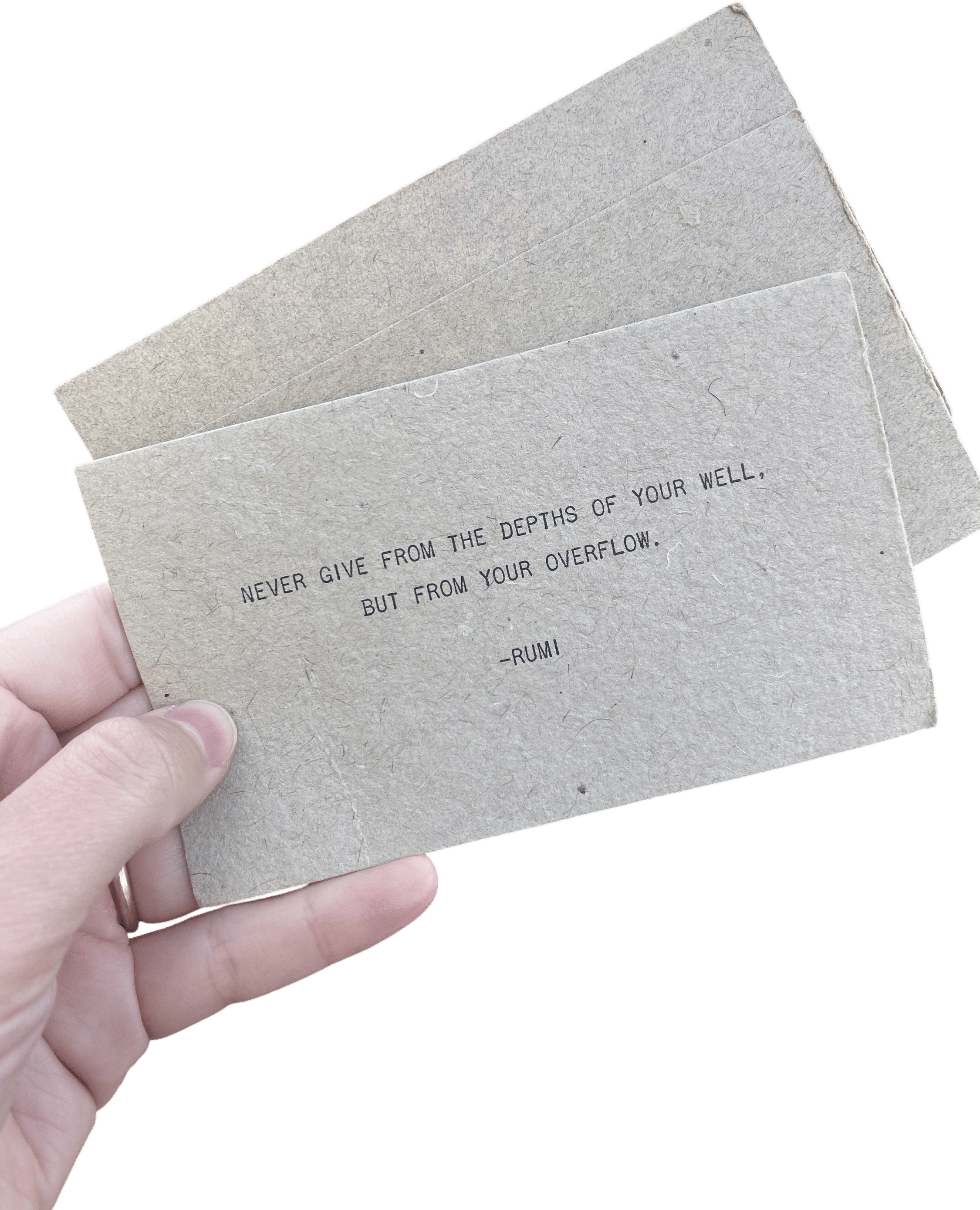 Leaving Quote Cards on Peoples Windshields
