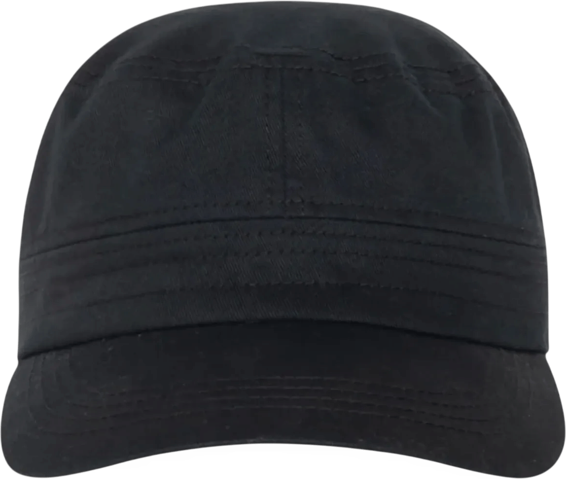 Stussy Cadet Helvetica Logo Cap Black