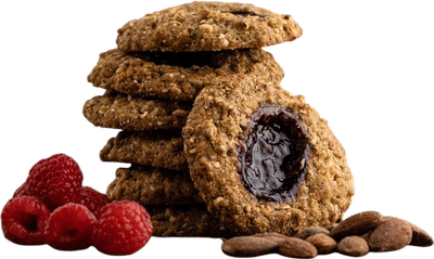 Raspberry Almond Cookies