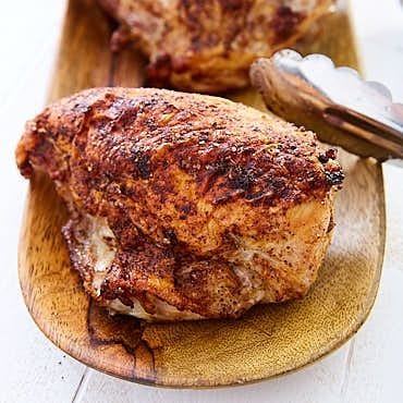 Crispy Oven Roasted Bone-In Chicken Breast Recipe