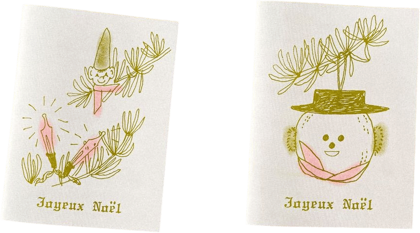 Joyeux Noel Holiday Cards