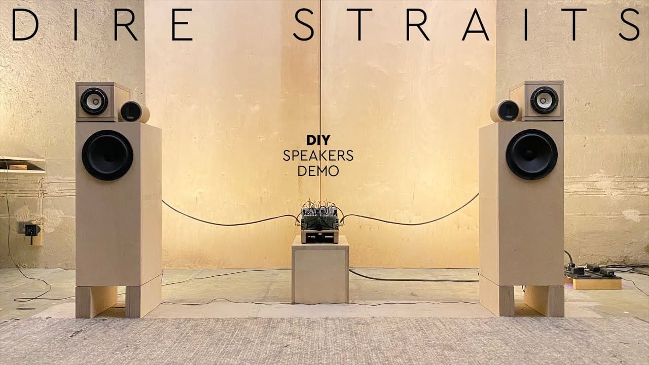 Dire Straits - You And Your Friend through DIY Speakers
