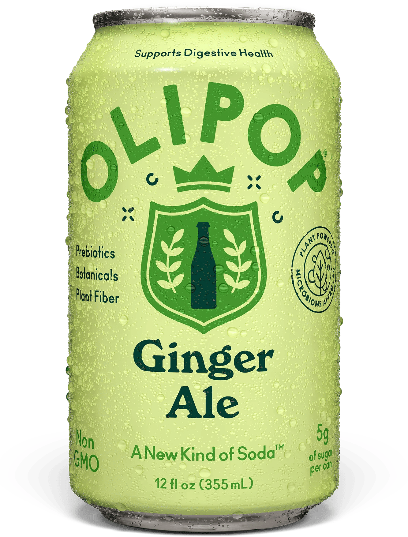OLIPOP Ginger Ale (12-pack)