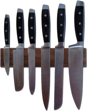 Magnetic knife strip