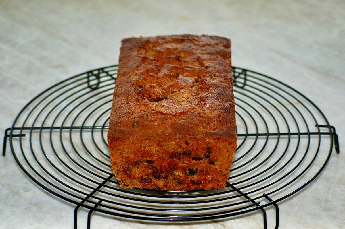 Dark chocolate, orange, and ginger bara brith