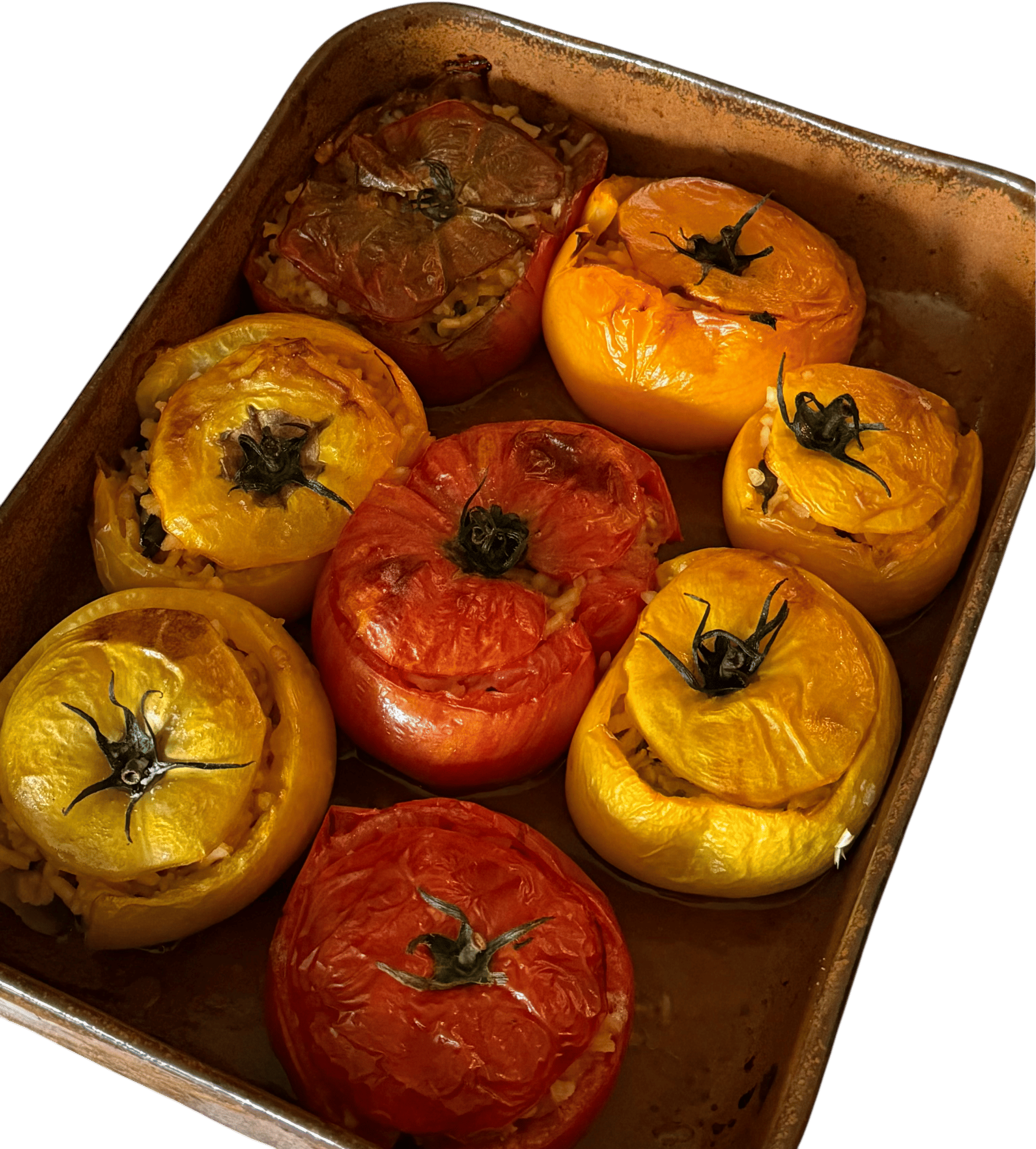 The Dish - Roman Rice-Stuffed Tomatoes