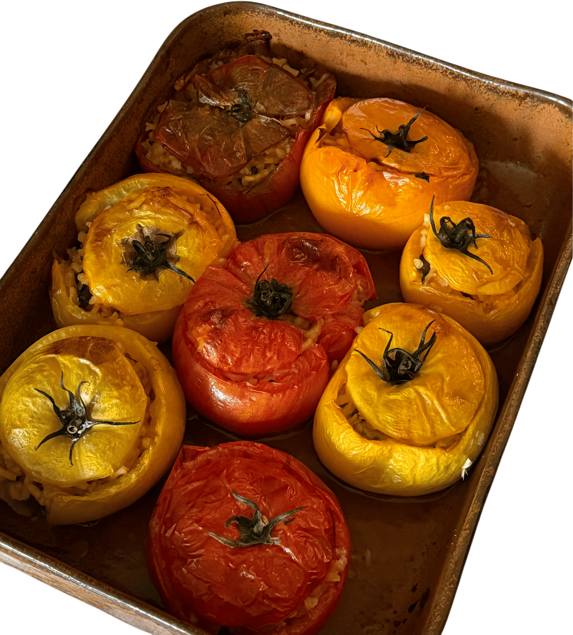 The Dish - Roman Rice-Stuffed Tomatoes Recipe