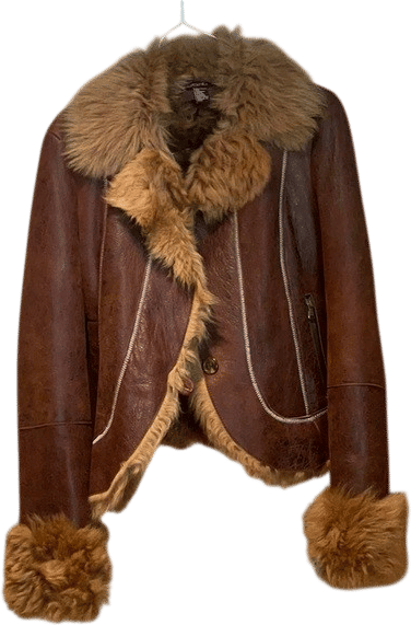 DKNY Fur Coat