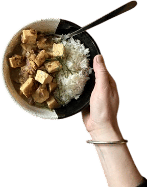 Coconut-Caramel Braised Tofu