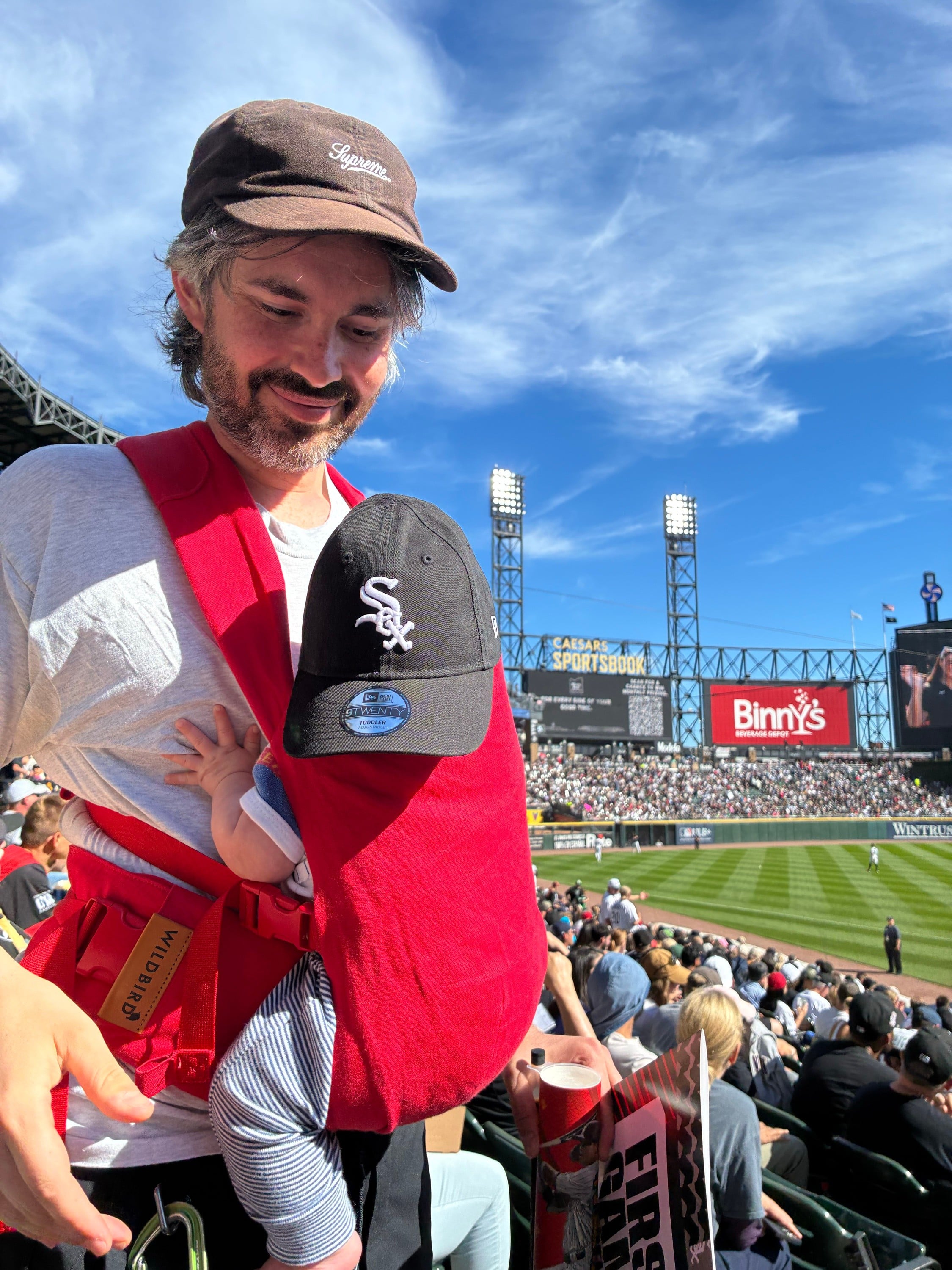 bringing your baby to the Sox game