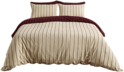 Duvet Cover - Chamomile / Wine