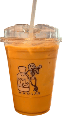 Dreamsicle Iced Latte from Mad Lab Coffee Roasters