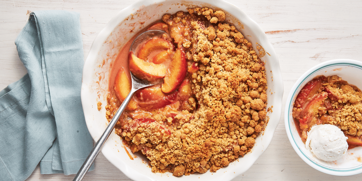 Peach Crumble
